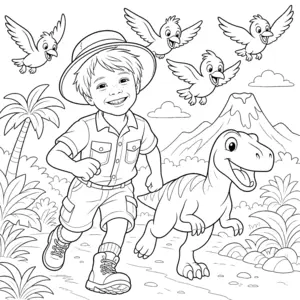 Page from an adventure book